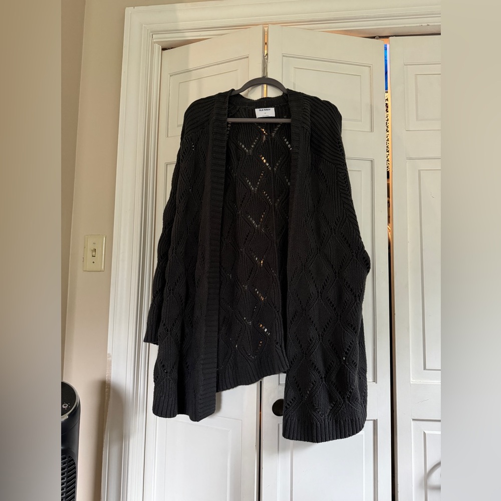 Cardigan old navy knit black